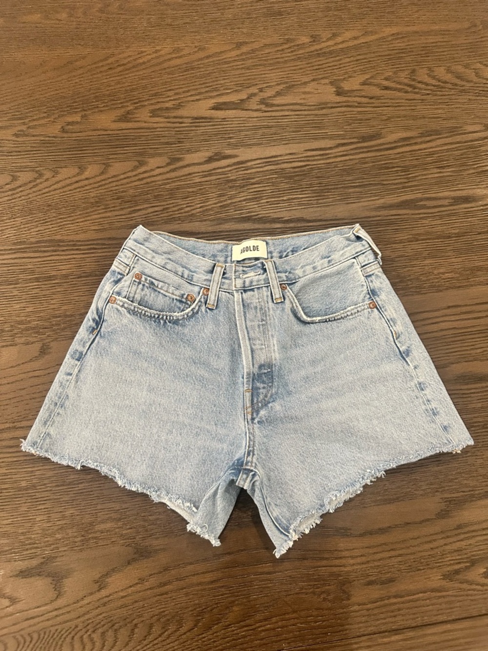 Agolde Parker Long Shorts in Replica